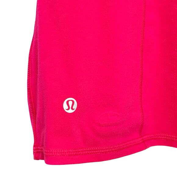 Lululemon Dancing Warrior Tank Jewelled Magenta Pink Luon Strappy Back Size 8 - Picture 3 of 9